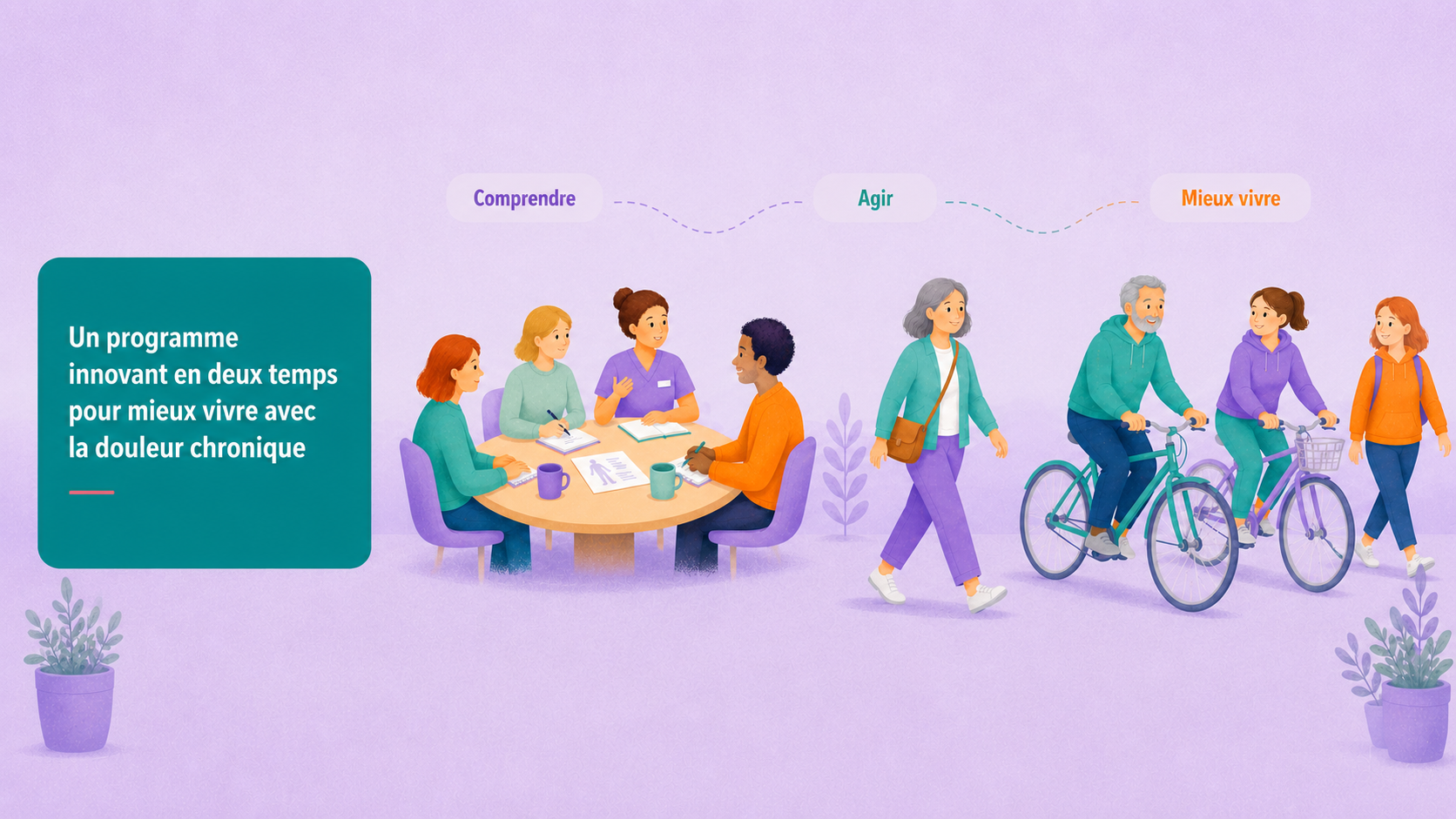 Un programme innovant en deux temps pour mieux vivre avec la douleur chronique